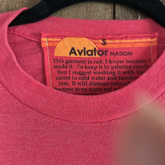 New condition Aviator Nation boyfriend tee - Picture 2 of 3